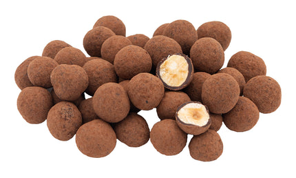 Hasselnødder med chokolade og kakao, 250 gram, økologisk