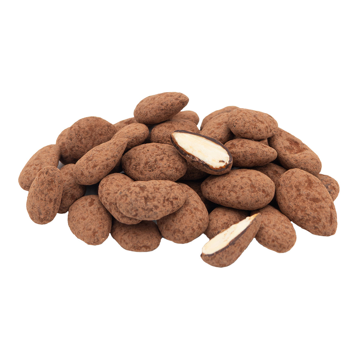 Mandler med chokolade og kakao, 250 gram, økologisk