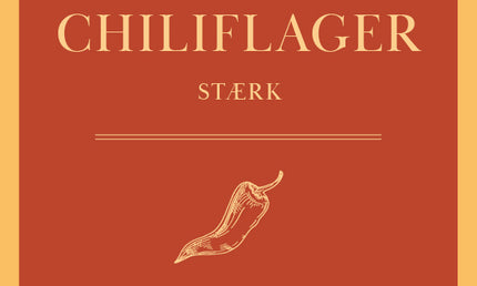 Chiliflager, stærk, 75 gram, økologisk