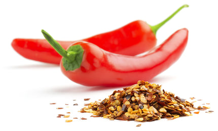 Chiliflager, stærk, 75 gram, økologisk