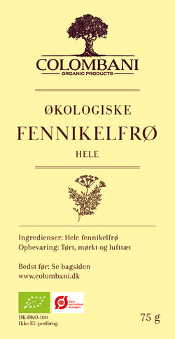 Fennikel, hele, 75 gram, økologisk