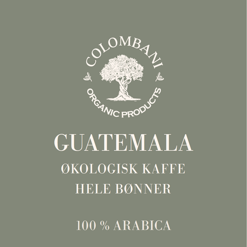 Guatemala, hele kaffebønner, 1 kg, mørkristet, økologisk