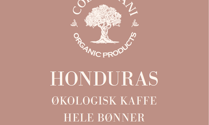 Honduras, hele kaffebønner, 1 kg, mellemristet, økologisk