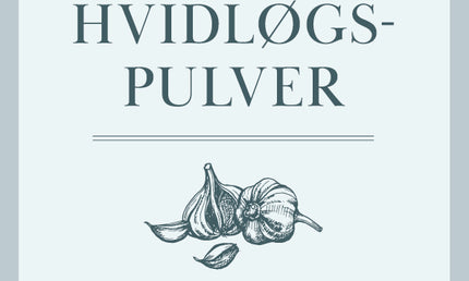 Hvidløgspulver, 75 gram, økologisk