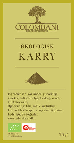 Karry, mild, 75 gram, økologisk