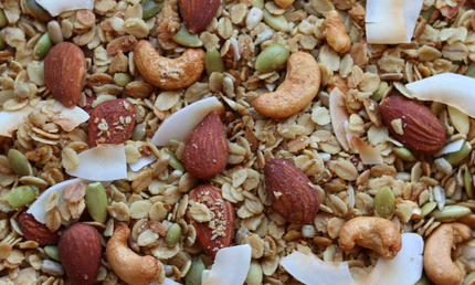 Granola, 1 kg, økologisk (mandel, cashew, kokos)