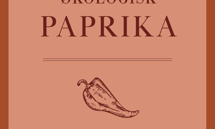 Paprika, delikatesse, 75 gram, økologisk